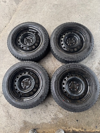 ダンロップ　WM02 185/65R15 スチールホイール4本セット