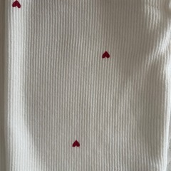 H&M ハート柄ベビーロンパース+レギンス(74サイズ,6-9ヶ月)の画像