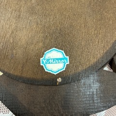木製ウォールミラー　鏡　壁掛けの画像