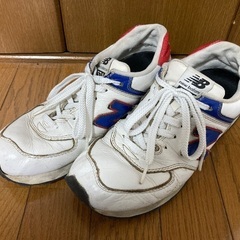 ニューバランス 574 ホワイトレザー 27cmの画像