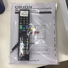 【ジャングルジャングル広陵店】テレビ　オリオン　40型　2019年製　OL40XD100　4Kチューナー内蔵テレビの画像