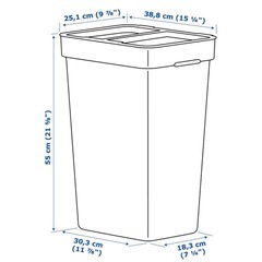 35Lゴミ箱(IKEA ホルバル)　の画像