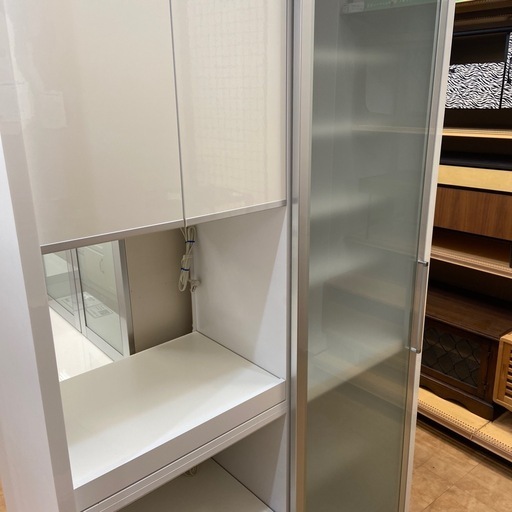 【来店いただける方限定】レンジボード　2枚扉【トレファク摂津店】