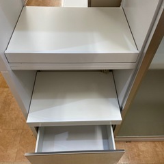【来店いただける方限定】レンジボード　2枚扉【トレファク摂津店】の画像