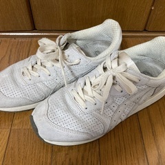 オニツカタイガー ライトグレースエード スニーカー 26.5cmの画像