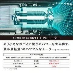 ⭐️未使用/未開封品⭐️2023年 Refa BEAUTECH DRYER SMART ヘアドライヤー ハイドロイオン No.7475 KEの画像