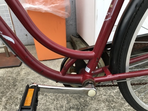 ⭐︎ドリーム2号館⭐︎中古自転車 Refined heart/27インチ/赤