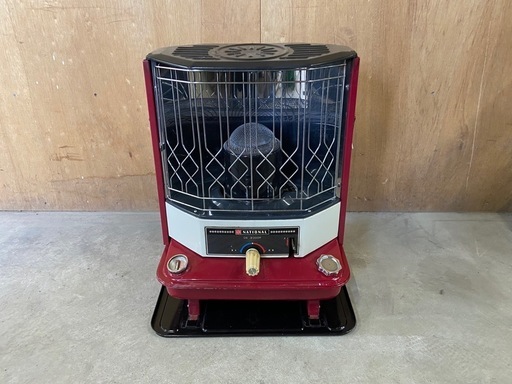 昭和レトロ 石油ストーブ ナショナル OS-2000R 赤 動作確認済み
