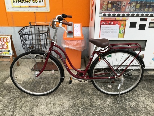 ⭐︎ドリーム2号館⭐︎中古自転車 Refined heart/27インチ/赤