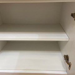 【来店いただける方限定】レンジボード2枚扉【トレファク摂津店】の画像