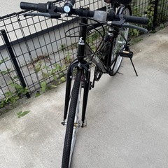 【新古自転車】クロスバイク、オプション盛り々26インチの画像