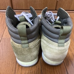 MERRELL ハイカットスニーカー スエード オリーブグリーン 26.5cmの画像