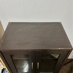 食器棚　本棚　収納家具の画像