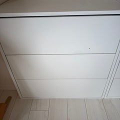 イケア白棚×2つの画像