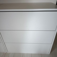 イケア白棚×2つの画像