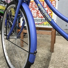 ⭐︎ドリーム2号館⭐︎ 中古自転車 NANHOK/26インチ/青色の画像