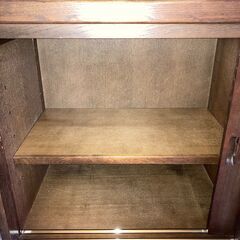 WAKOU 和光 北の創造 シリーズ 食器棚 飾茶棚 茶箪笥 和モダン★S3319Aの画像