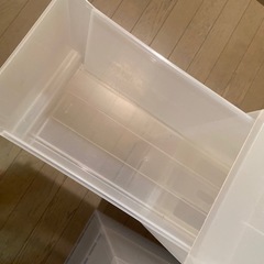 【取りに来て下さる方限定】無印収納ケース2セットの画像