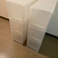 【取りに来て下さる方限定】無印収納ケース2セットの画像