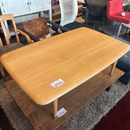 キツツキマーク キツツキ ビーチ材 リビングテーブル テーブル シンプル ナチュラル いんてりインテリア