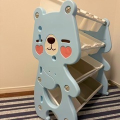 おもちゃ収納ラック 4段の画像