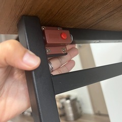 【山善】折りたたみデスク パタパタデスク 幅80 アンティークブラウンの画像