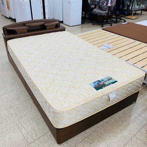 【ジモティー割引で最大15％OFF⭐️】フランスベッド E-MAX SPRING フレーム付き