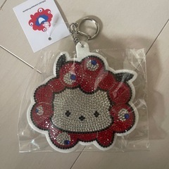 万博　サンリオ　ポチャッコ　キラキラ　キーホルダー