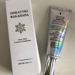 M【未使用品】SHIRAYUKI WAKAHADA Snow Skin Luxury Foundation リキッドファンデーション 26g コスメの画像