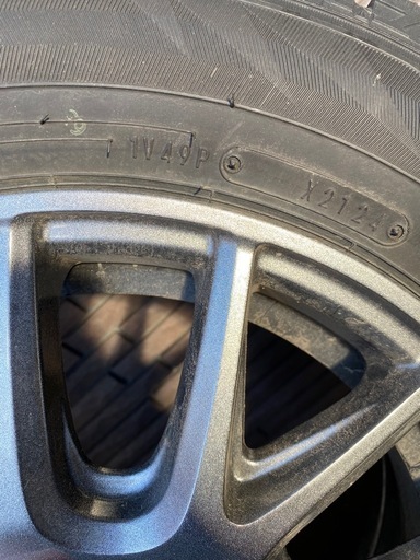 【値下げ】ダンロップ スタッドレスタイヤ 175/65R14 ホイール付き 4本セット 2024年製 