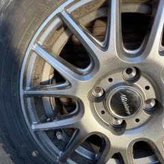 【4本】ダンロップ スタッドレスタイヤ 175/65R14 ホイール付き 4本セット 2024年製 の画像