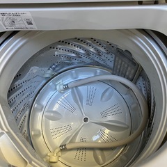 2510-499　Panasonic 全自動電気洗濯機 5.0kg NA-F5BE3 2024年製  動作確認済み キズ 汚れありの画像
