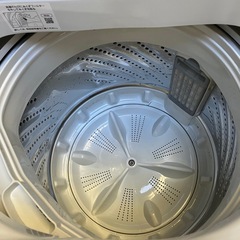2510-499　Panasonic 全自動電気洗濯機 5.0kg NA-F5BE3 2024年製  動作確認済み キズ 汚れありの画像