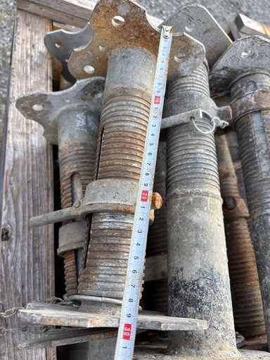 パイプサポート 1尺  1.5尺　12本セット 足場 単管パイプ 大量