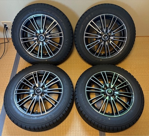 15インチ アルミホイール 175/65R15 スタッドレス スイフト アクア等