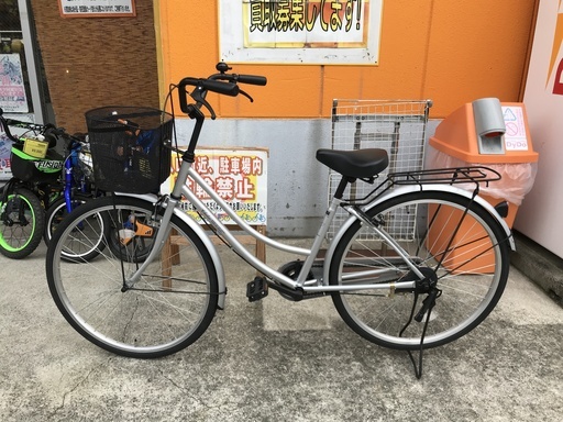 ⭐︎ドリーム2号館⭐︎中古自転車 チェルサ/26インチ/シルバー