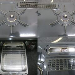 G∀小93 【ご来店限定】ガスコンロ リンナイ RT35NJH KG35NBKR 都市ガス 12A/13A 右強火 2023年製 中古品 検：Rinnai グリル ガステーブルの画像