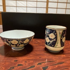 受け取り者決定　　
ご飯茶碗と湯呑みのセット の画像
