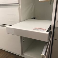 【ジャングルジャングル広陵店】家具　ニトリ　キッチンカウンター　ホワイト　【ジモティー特別価格】の画像