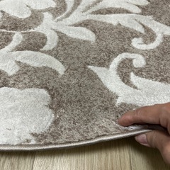 トルコ製ウィルトン織カーペット 玄関マット50×80cm 抗菌防臭の画像