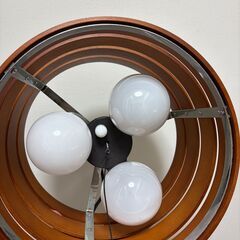 木製 ペンダントライト ３灯の画像