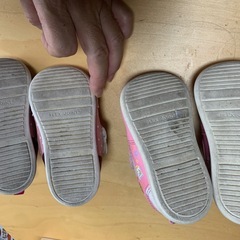 アンパンマンとミニーちゃん靴の画像