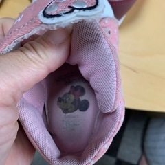 アンパンマンとミニーちゃん靴の画像