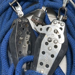 メインセイル　シート、ブロックセット 30ft以上用　Harken ヨットの画像