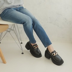 新品❗️Mサイズ❗️厚底ローファー❗️の画像