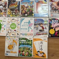 HDMIのWIIすぐ遊べる全セット、ソフト23個、 Wii コントローラー ゲーム 大乱闘スマッシュブ マリオ 任天堂　まとめの画像