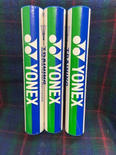 YONEX バドミントンレトロシャトルヨネックス旧ロゴ筒付き