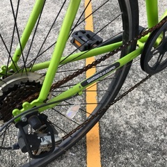 ⭐︎ドリーム2号館⭐︎ ★ジモティー割引★中古自転車　コーナン/COMFORTSPORTS CRT700C/クロスバイク/緑/インチ：700Cの画像