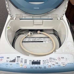 TOSHIBA 東芝 洗濯機 8kg 白 【動作確認済み‼️】の画像
