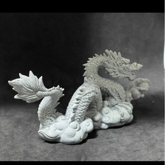 値引セール　青龍　青石＊龍彫り物カービング＊庭石・水槽装飾＊パワーストーン天然石の画像